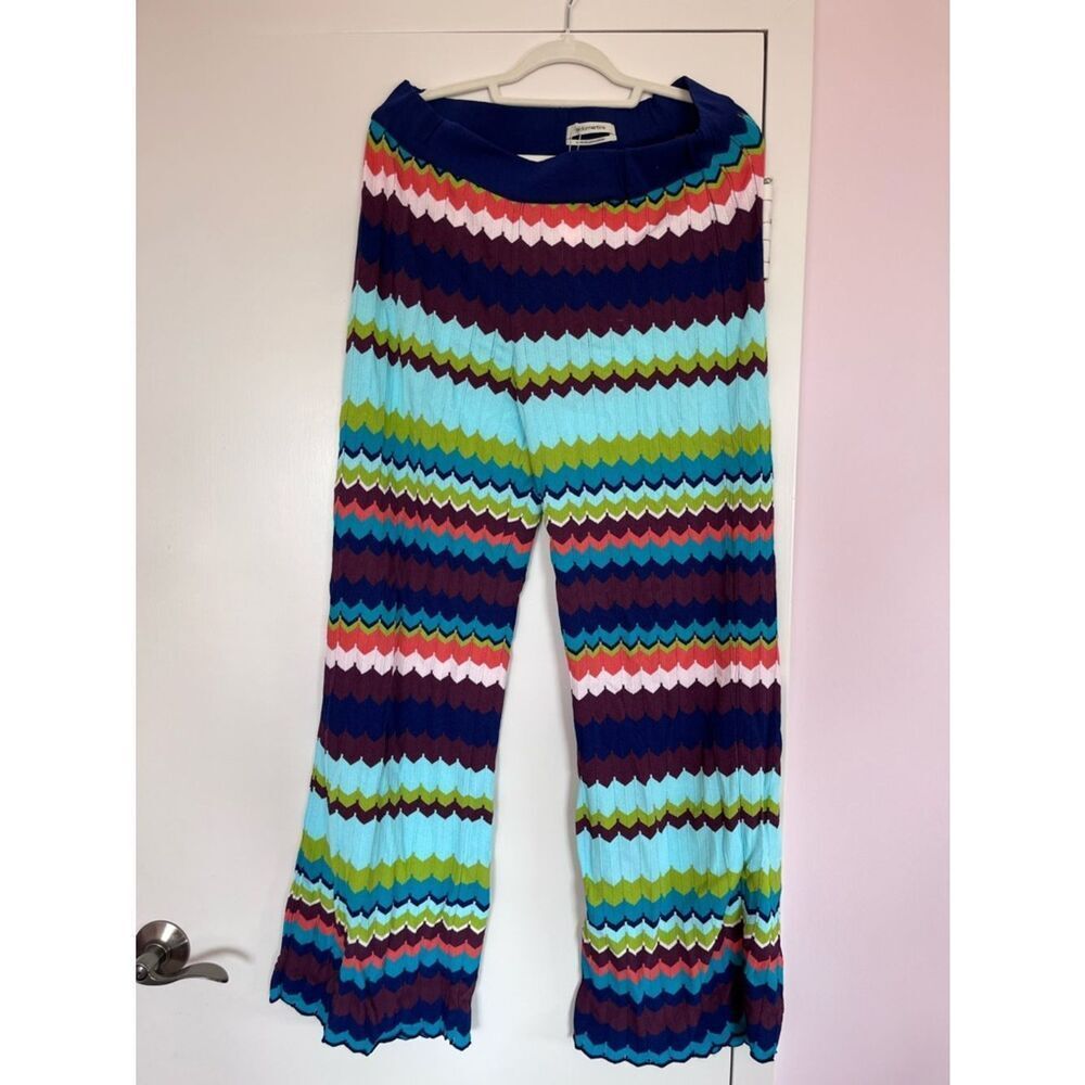 Aldo Martins Knit Printed Flare Pants NWT